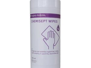 Serveteles instrumentu ir pavirsiu dezinfekcijai 100 vnt. Chemisept wipes Serveteles instrumentu ir pavirsiu dezinfekcijai 100 vnt. Chemisept wipes