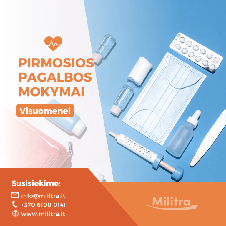 Pirmosios pagalbos kursai visuomenei