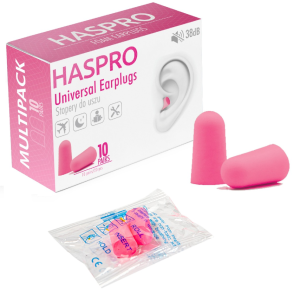 Ausu kistukai HASPRO MULTI10 MINT, 10 poru rozoniai.militra Ausu kistukai HASPRO MULTI10 MINT, 10 poru rozoniai.militra