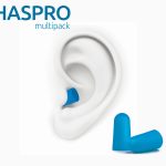 Ausu kistukai HASPRO MULTI10 MINT, 10 poru.melyni.militra Ausu kistukai HASPRO MULTI10 MINT, 10 poru.melyni.militra