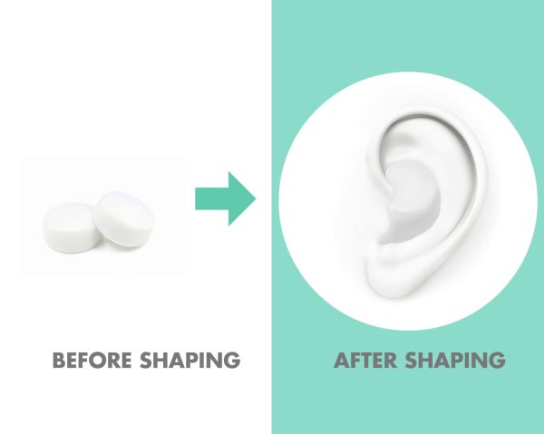 HASPRO silikoniniai ausu kistukai (27dB) - 6 poros.balti militra 3 HASPRO silikoniniai ausu kistukai (27dB) 6 poros.balti militra