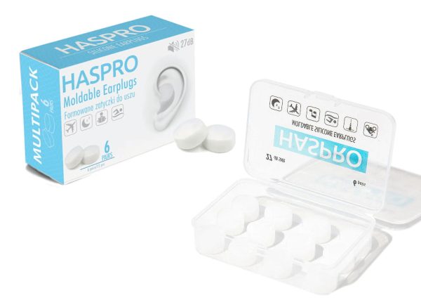 HASPRO silikoniniai ausu kistukai (27dB) - 6 poros.balti militra. jpg HASPRO silikoniniai ausu kistukai (27dB) 6 poros.balti militra. jpg