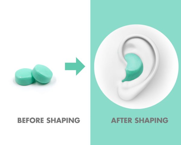 HASPRO silikoniniai ausu kistukai (27dB) - 6 poros.zali militra. 4 HASPRO silikoniniai ausu kistukai (27dB) 6 poros.zali militra.