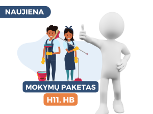 H11+HB Mokymu paketas valymo paslaugas teikiantiems darbuotojams