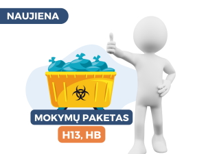 H13+HB Mokymu Paketas Darbuotojams Atsakingiems Uz Medicininiu Atlieku Tvarkyma