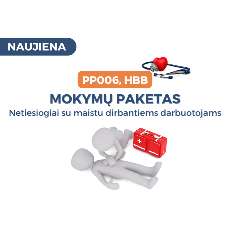 Mokymu Paketas Netiesiogiai Su Maistu Dirbantiems Darbuotojams