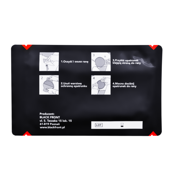 Okliuzinis krūtinės žaizdų tvarstis11