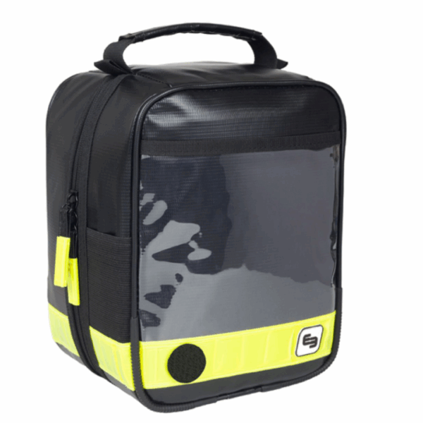 POULERBOX didelės talpos ampulių dėklas – juodas, 128 ampulėms, termiškai izoliuotas. Militra